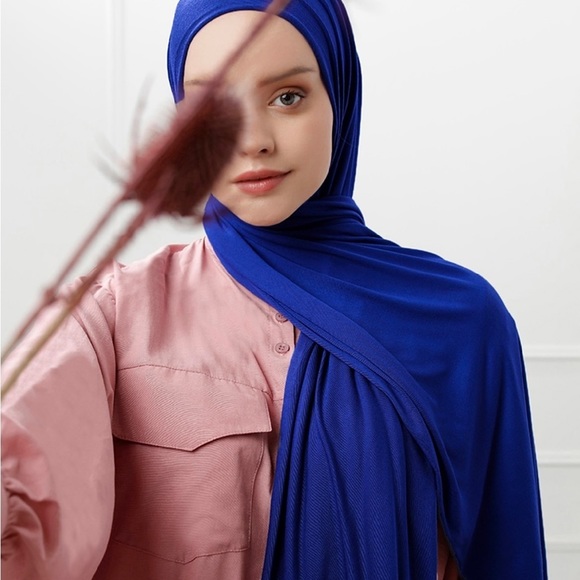 Super soft and stretchy jersey hijabs shawl jersey scarfs - Picture 1 of 5